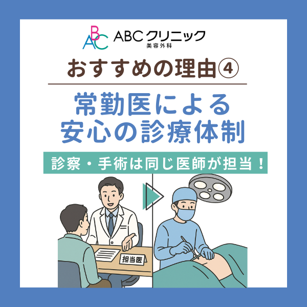 常勤医による責任ある診療体制